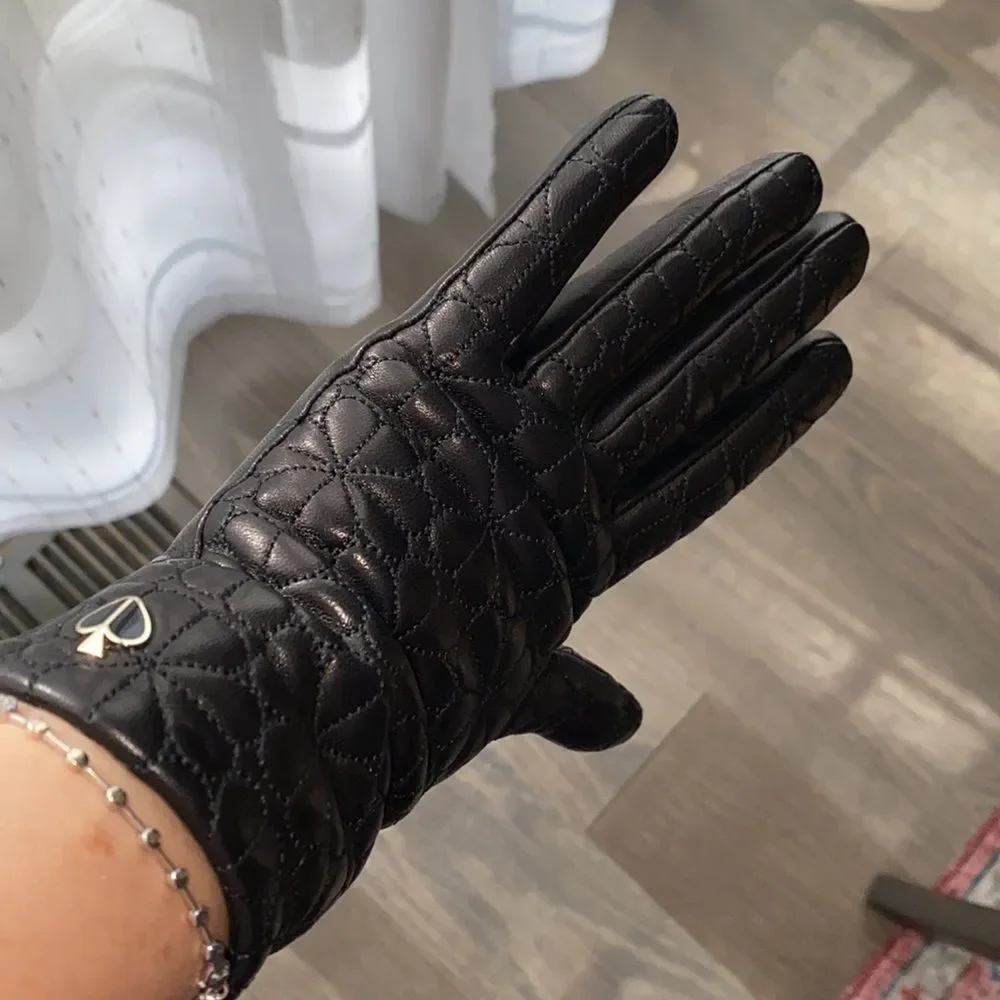 Kate Spade leather gloves
